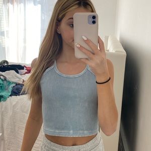 cropped tank top